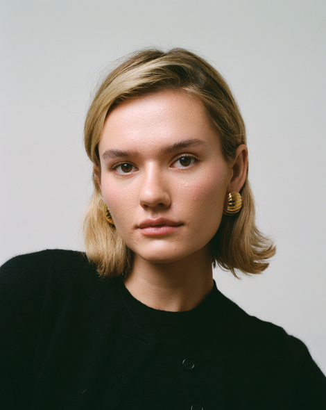 BELL GOLD CLIP-ON EARRINGS