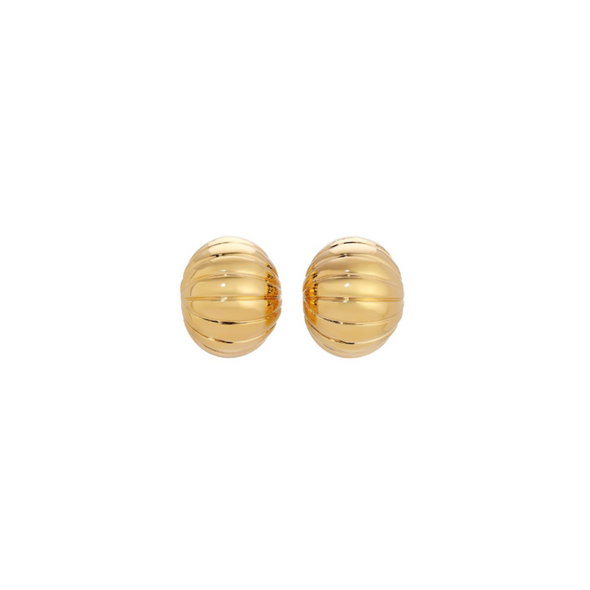 BELL GOLD CLIP-ON EARRINGS