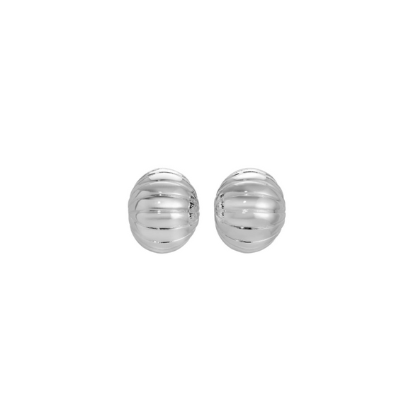 BELL SILVER CLIP-ON EARRINGS