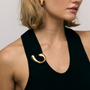 TWIST BROOCH GOLD