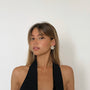 PETAL SILVER CLIP-ON EARRINGS