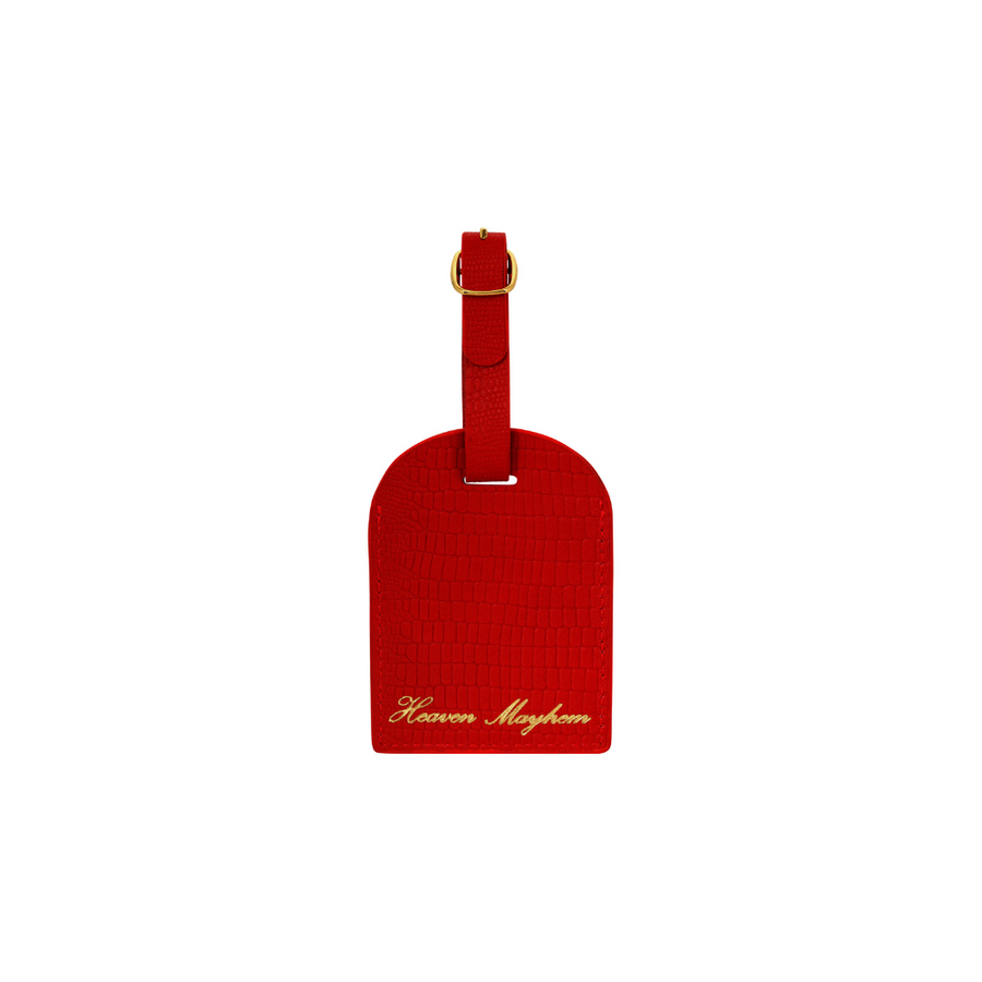 LUGGAGE TAG RED