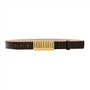 SILK BELT BROWN PEBBLE
