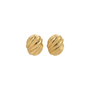 HIVE GOLD CLIP-ON EARRINGS