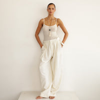 CLAUDETTE NECKLACE WHITE / BLACK