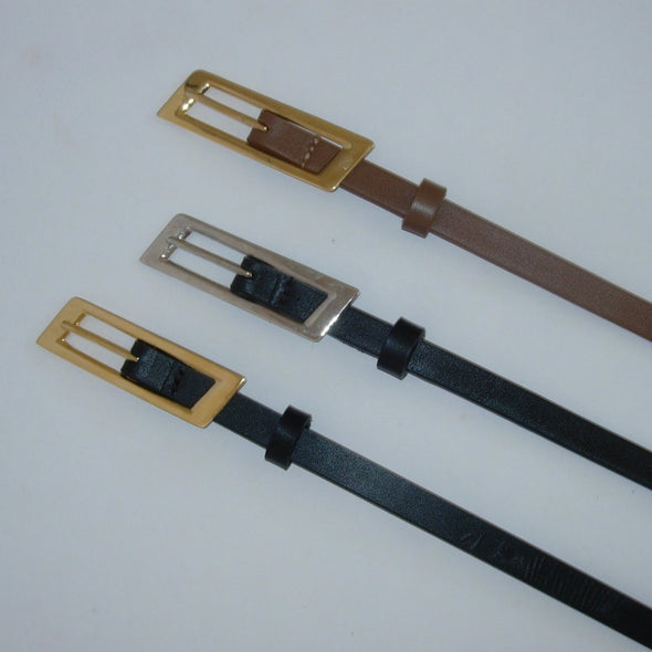 CAPSULE BELT BLACK  GOLD