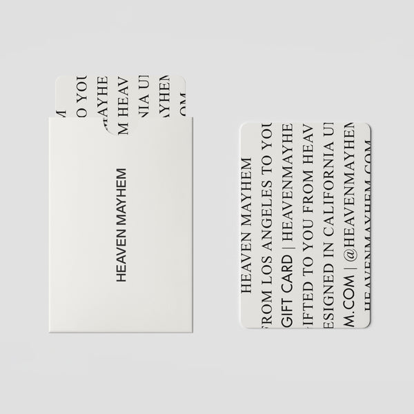 E-GIFT CARD – Heaven Mayhem