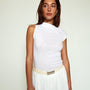 SILK BELT BUTTER PEBBLE