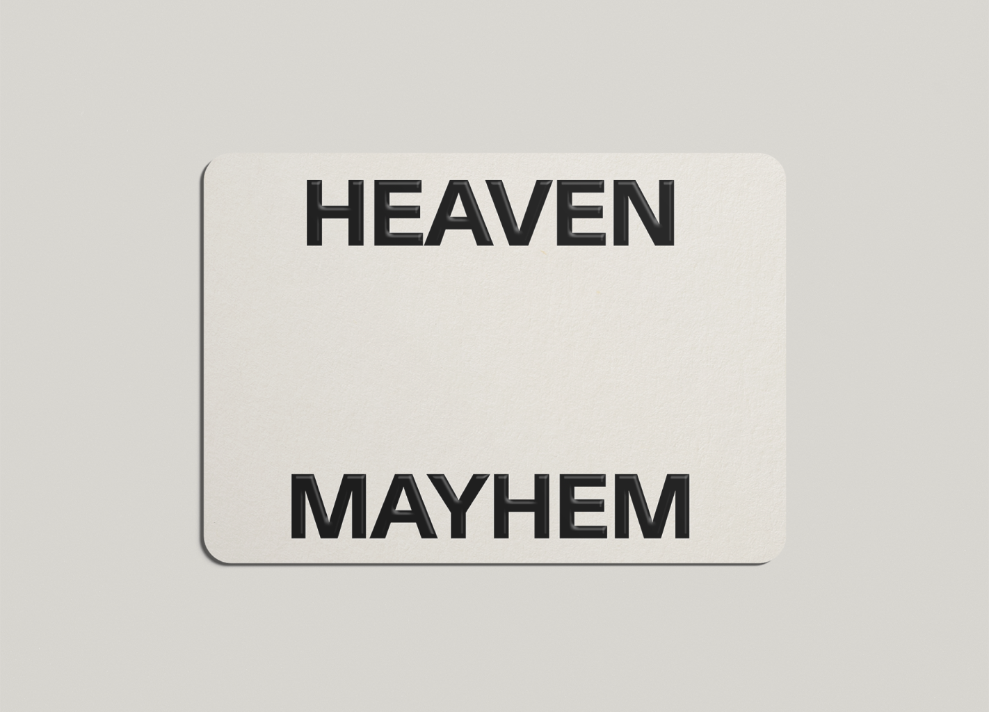 the book of really good things heaven mayhem