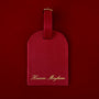 LUGGAGE TAG RED