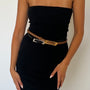 CAPSULE BELT  BLACK SILVER