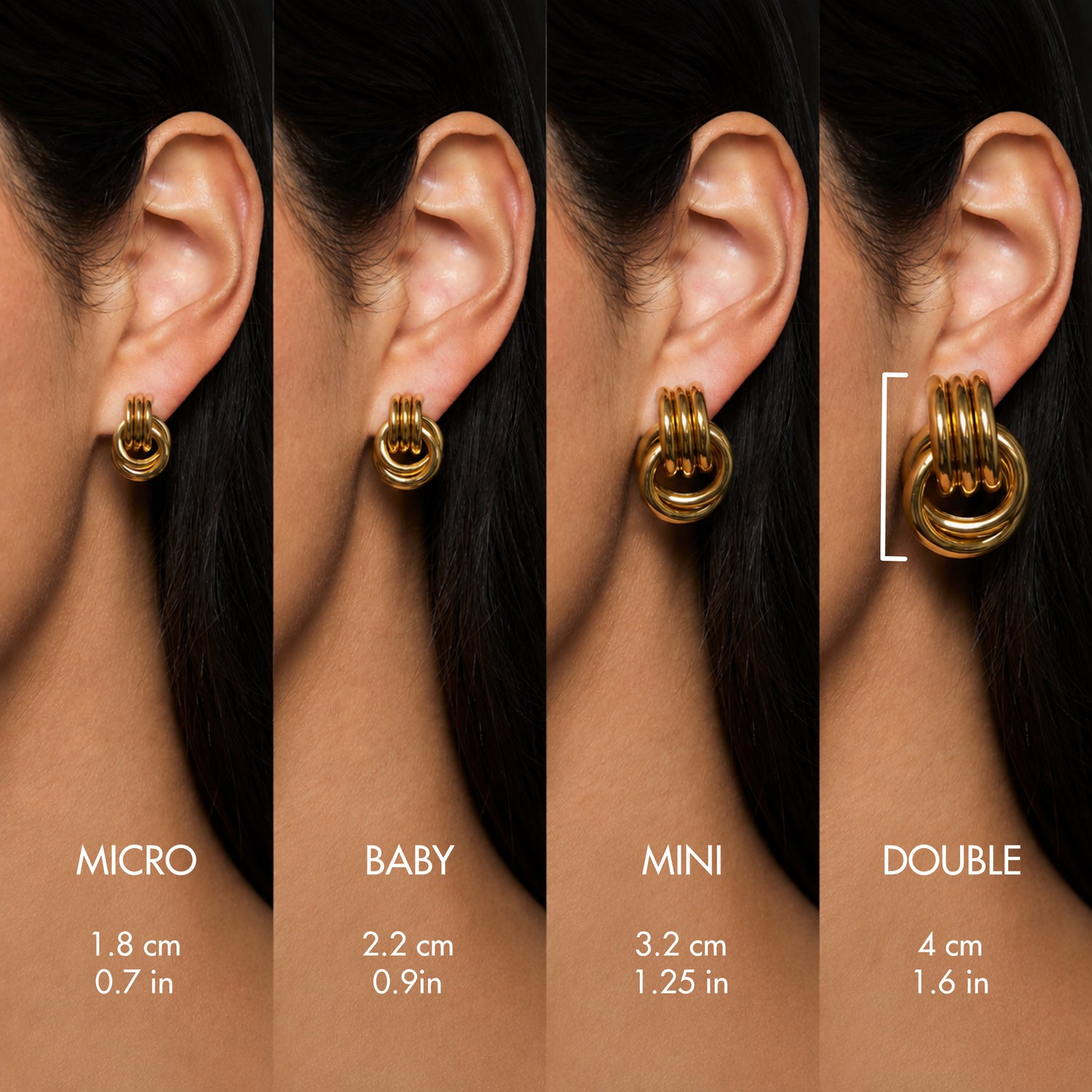 DOUBLE KNOT EARRINGS