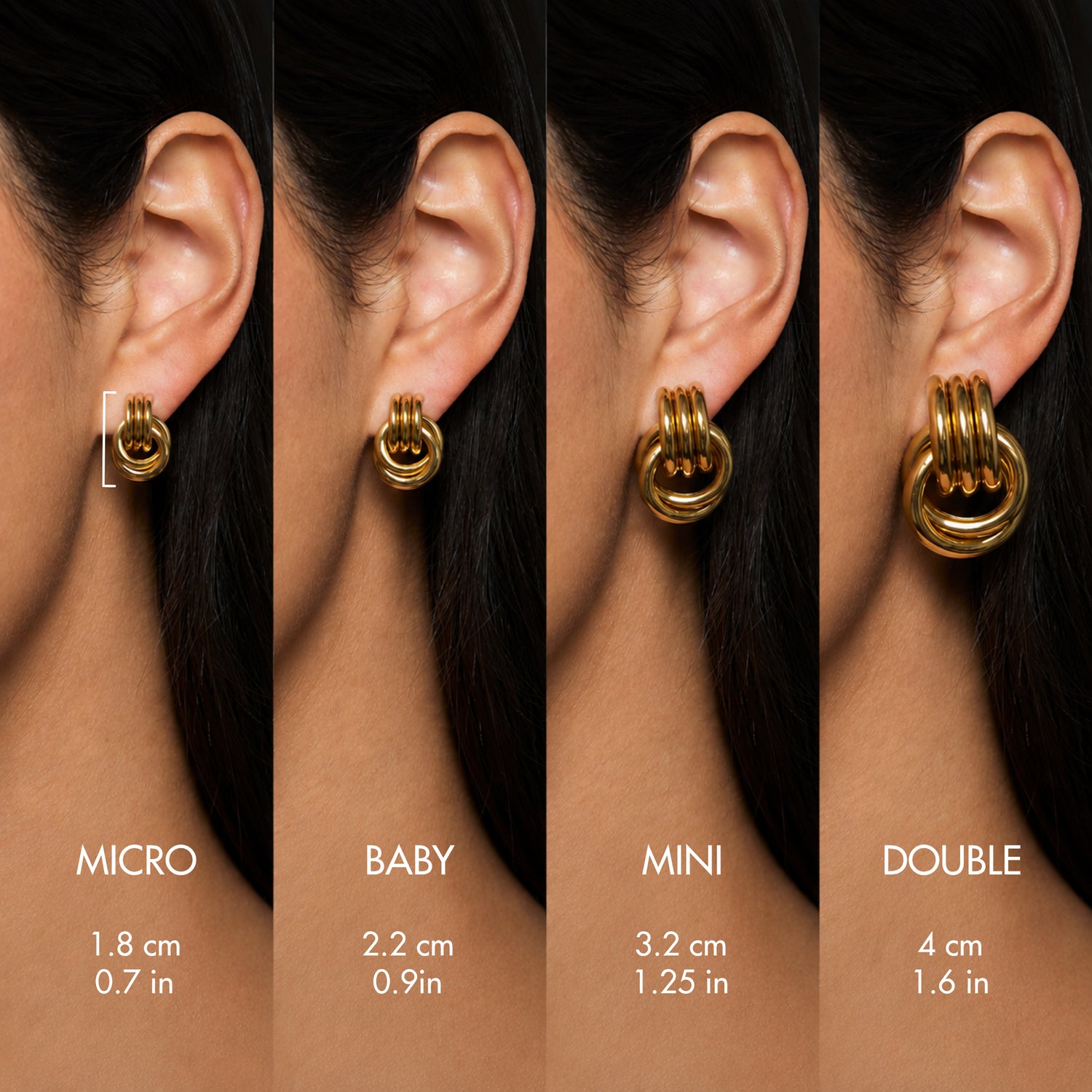 MICRO KNOT EARRINGS