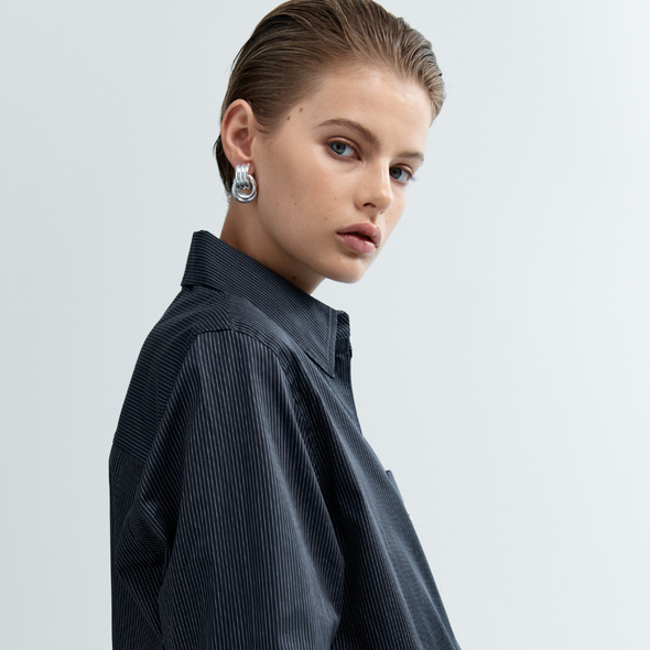 ■Hei■ mini knot earring HE21SESG020XXFR MINI KNOT SILVER – Heaven Mayhem