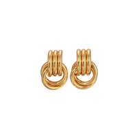 MINI KNOT GOLD EARRINGS – Heaven Mayhem