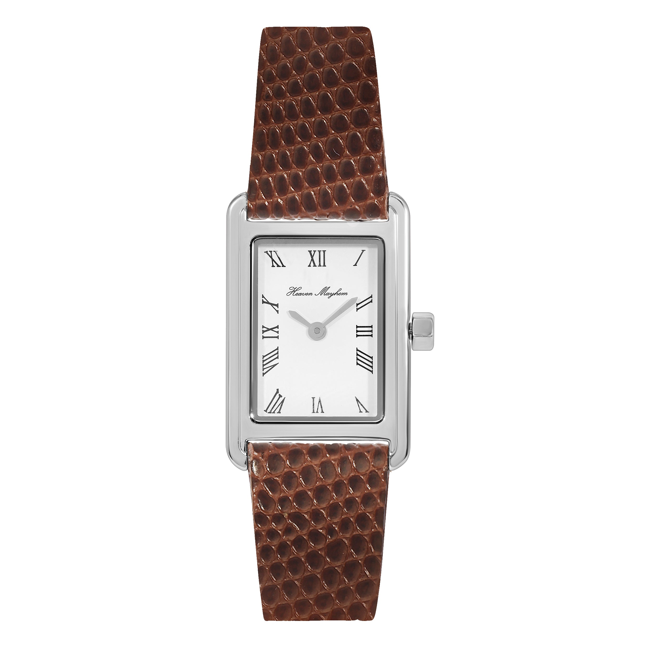 Heaven Mayhem Icon Watch in Silver/Black  with extra Brown strap Gold and Black Icon Watch | Heaven Mayhem main image 3