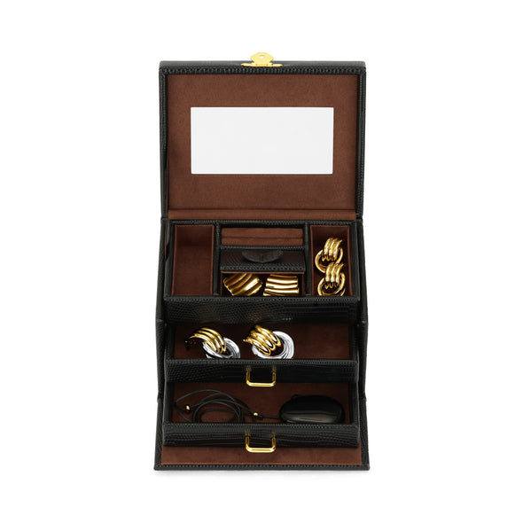 VINTAGE JEWELRY TRAVEL CASE