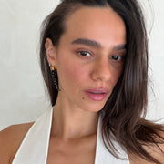 BEZEL HORN EARRINGS