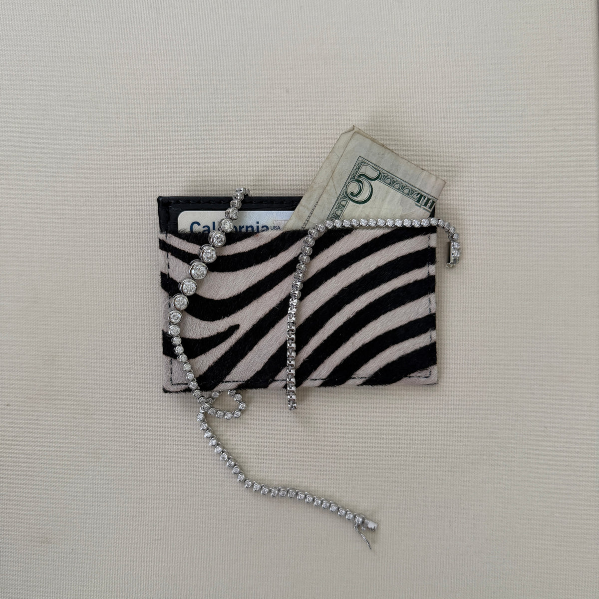 ANIMAL PRINT CARDHOLDER